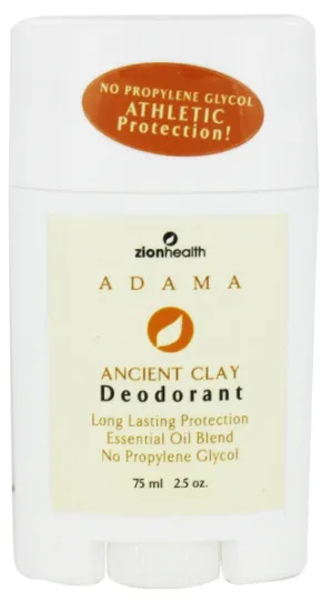 ZION - Adama Clay Deodorant Stick - 2.5 oz. (75 ml)